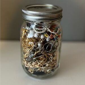 Assorted Jewelry Jar
